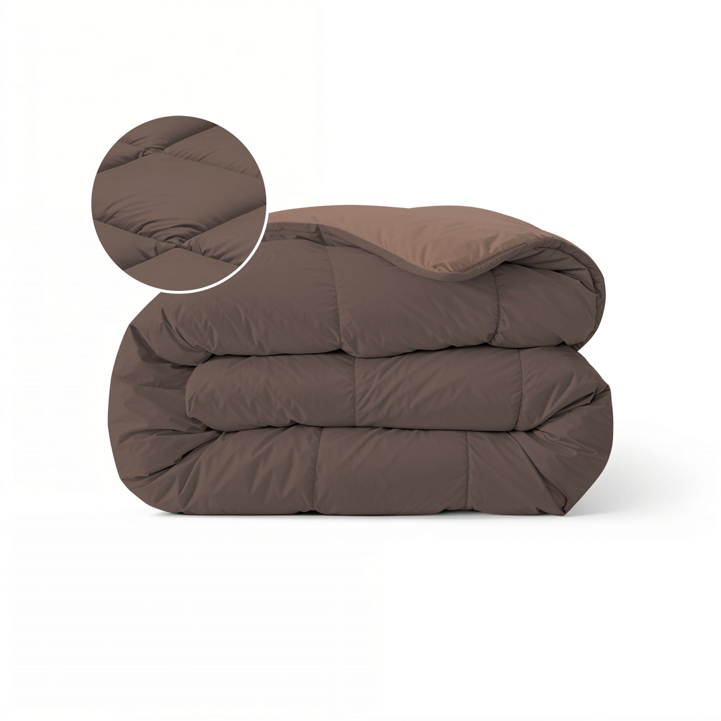 Zelesta Comfort Duo Couette - Brun Chocolat & Brun Moka