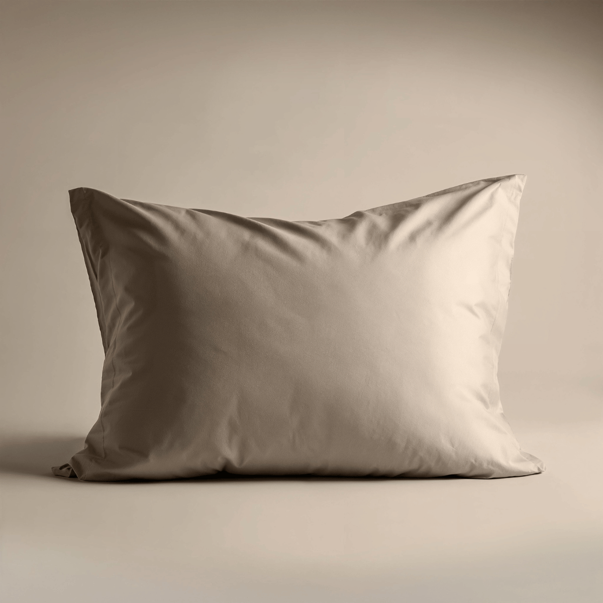 Zelesta Satinbed Taies d'Oreiller - Set de 2 - Pur Brun