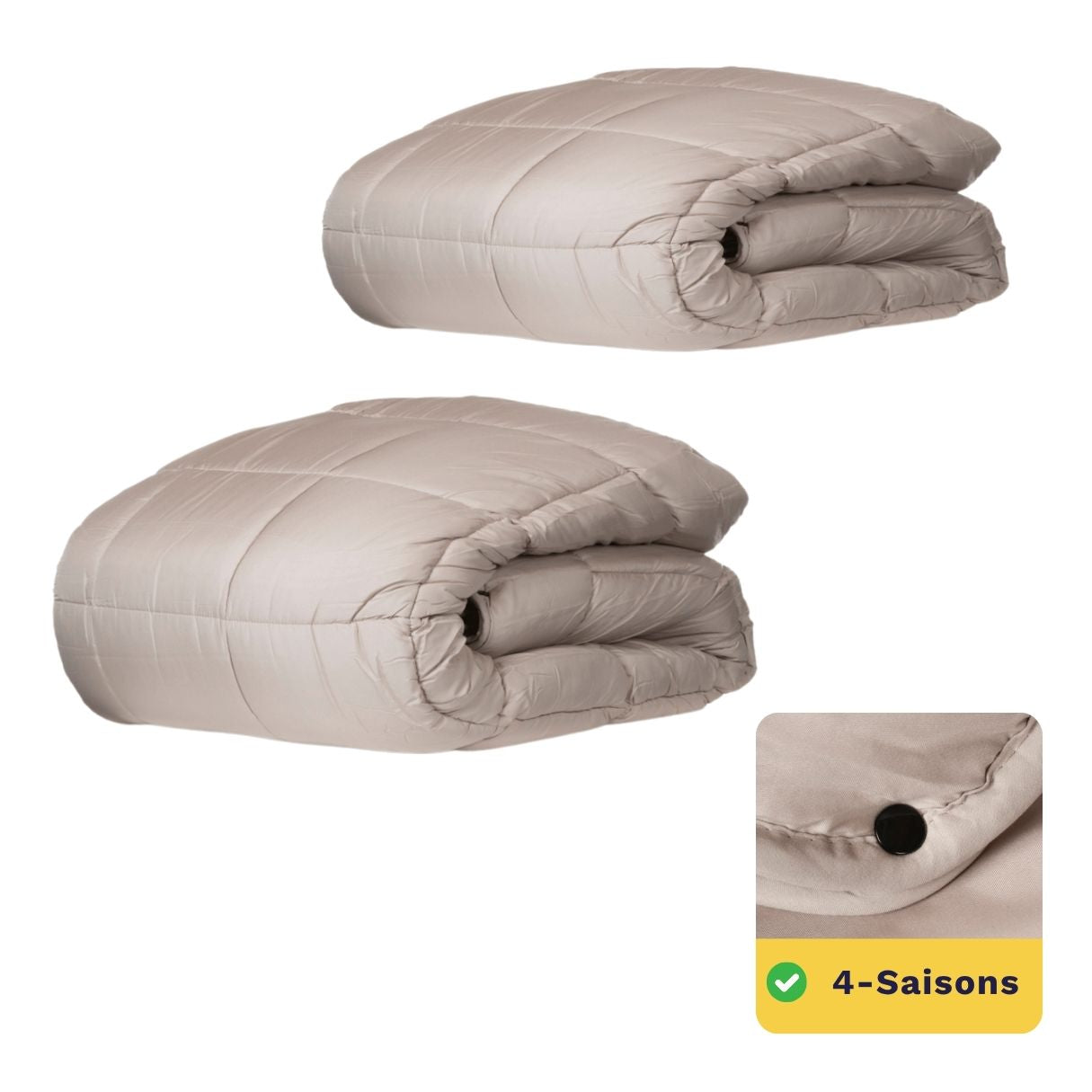 Zelesta Wonderbed 4 Saisons Double - Taupe