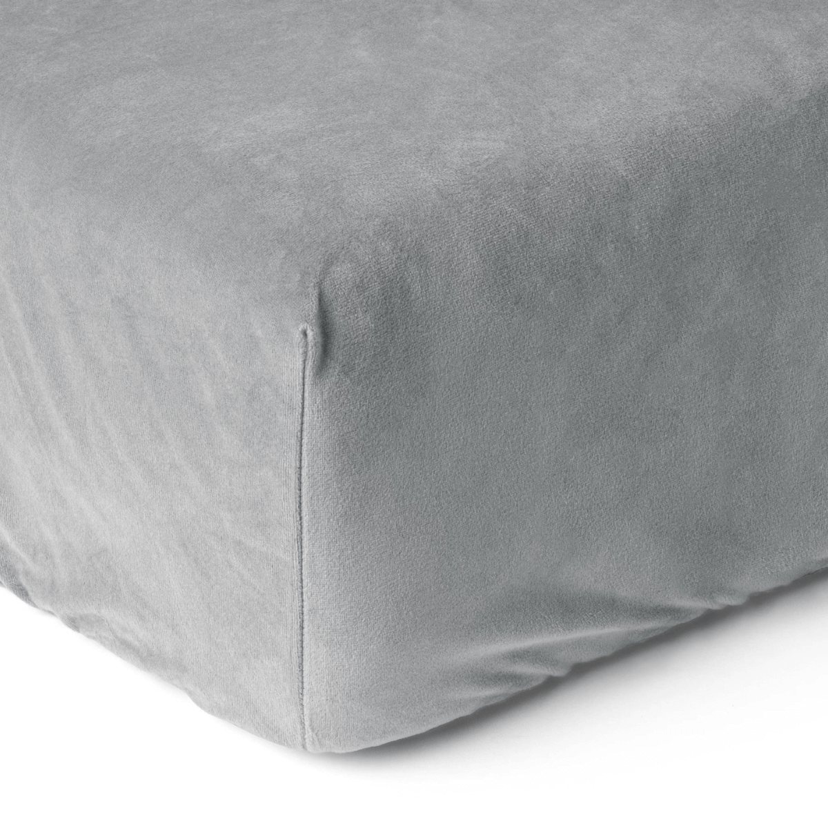 Zelesta Hoeslaken Vevlet Grijs Ademt Voorkomt Zweten