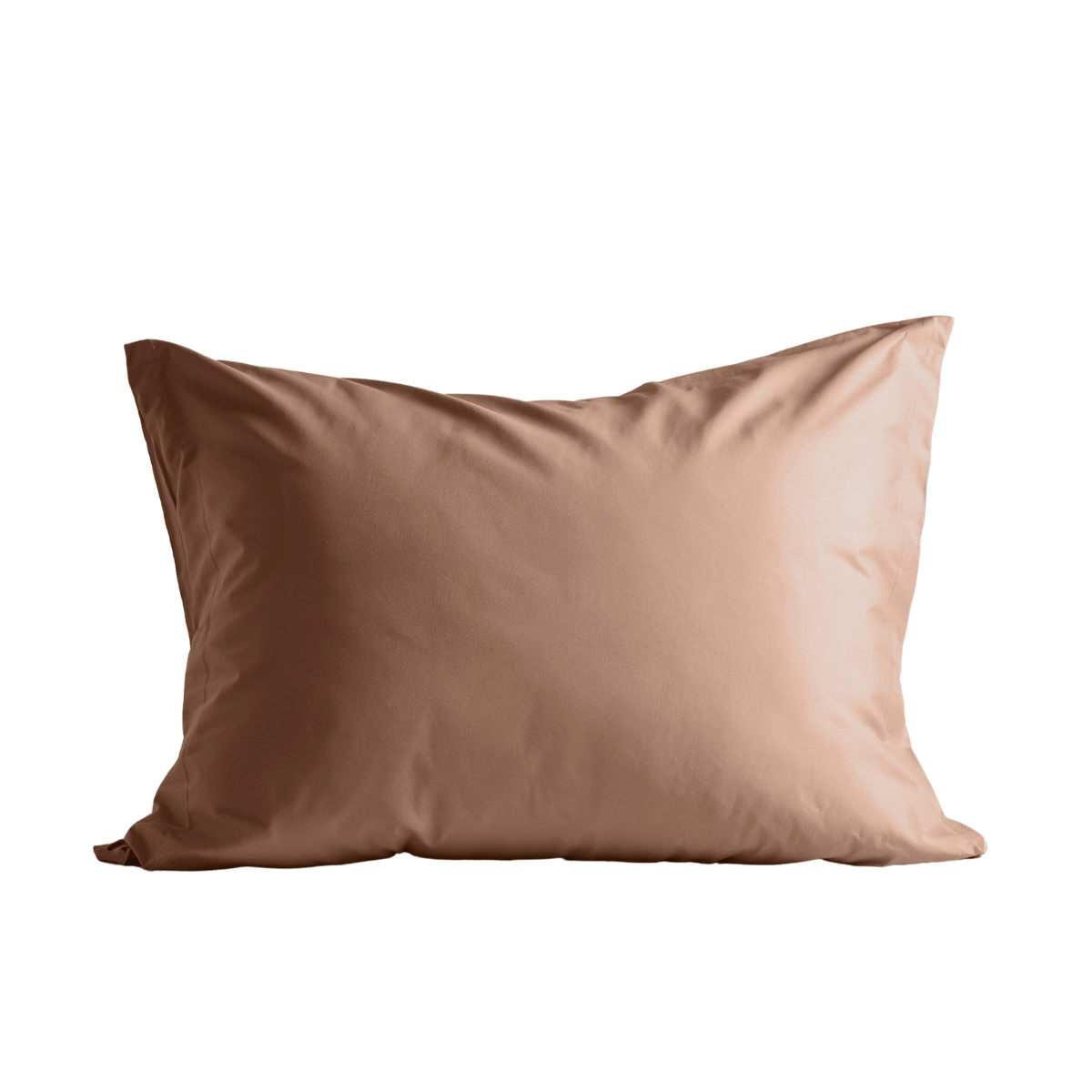 Zelesta Satinbed Taies d'Oreiller - Set de 2 - Terre Cuite