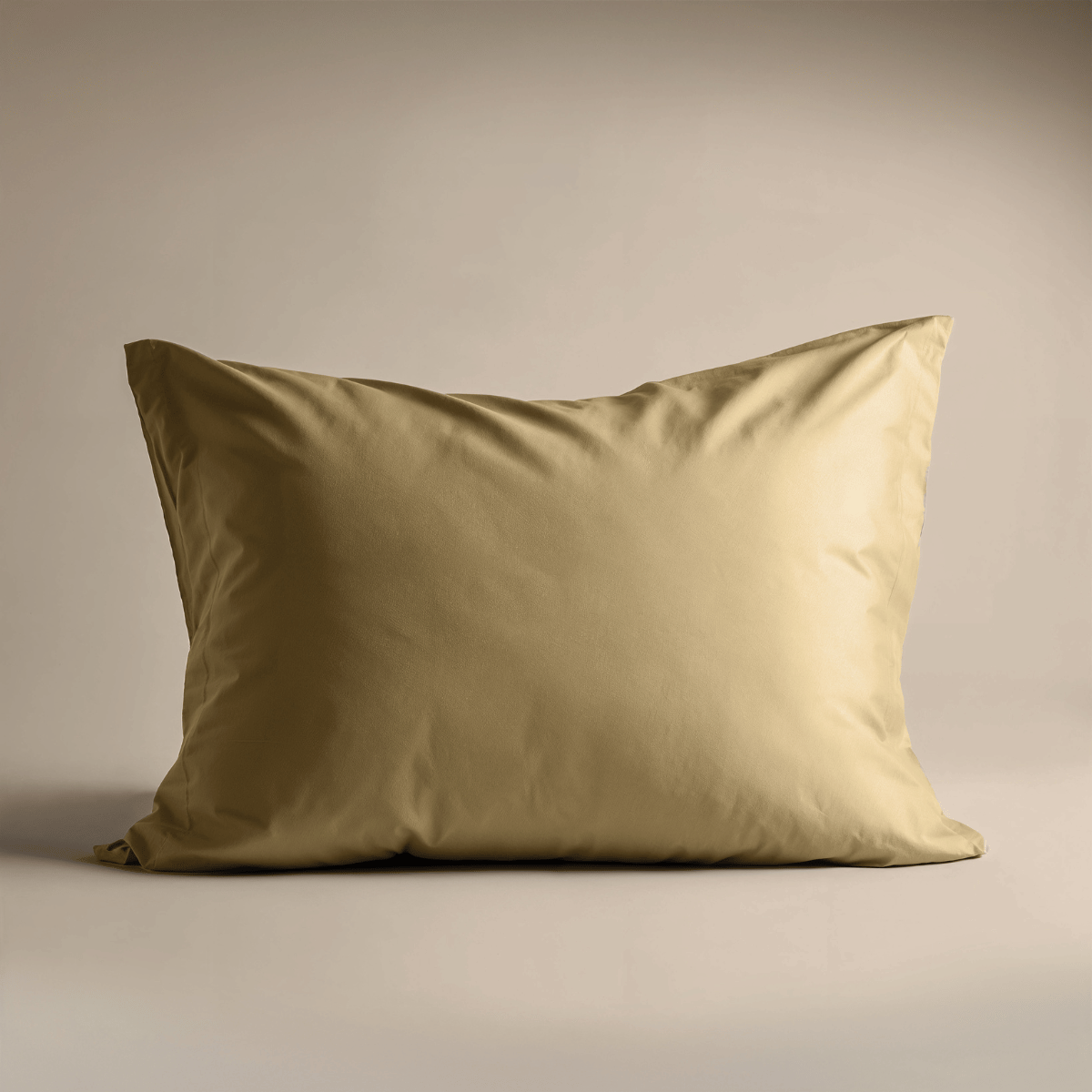 Zelesta Satinbed Taies d'Oreiller - Set de 2 - Pur Ocre