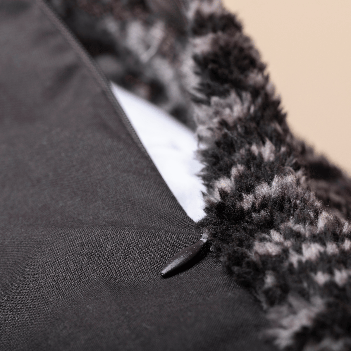 Zelesta Teddybed Taies d'Oreiller - Set de 2 - Panthère Anthracite