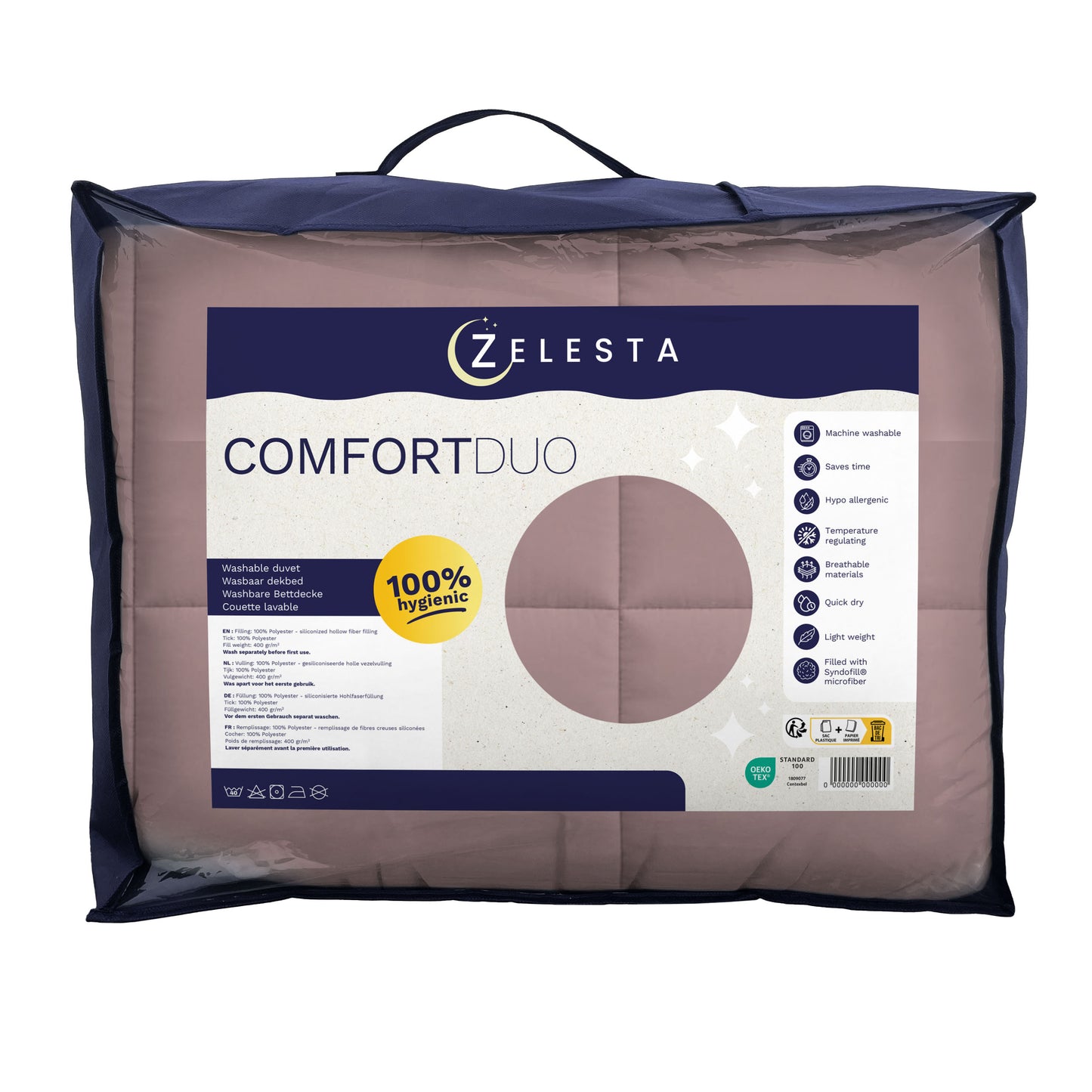 Zelesta Comfort Duo - Rose Poudré & Rose Clair