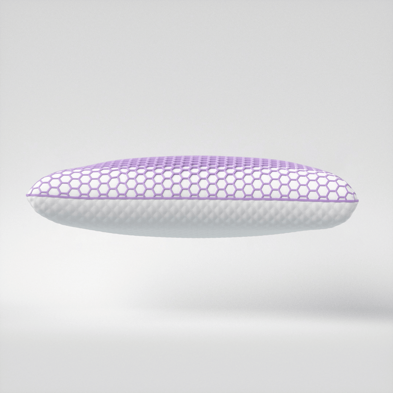 Zelesta Honeycomb TPE Pillow - Memory Foam Flocons