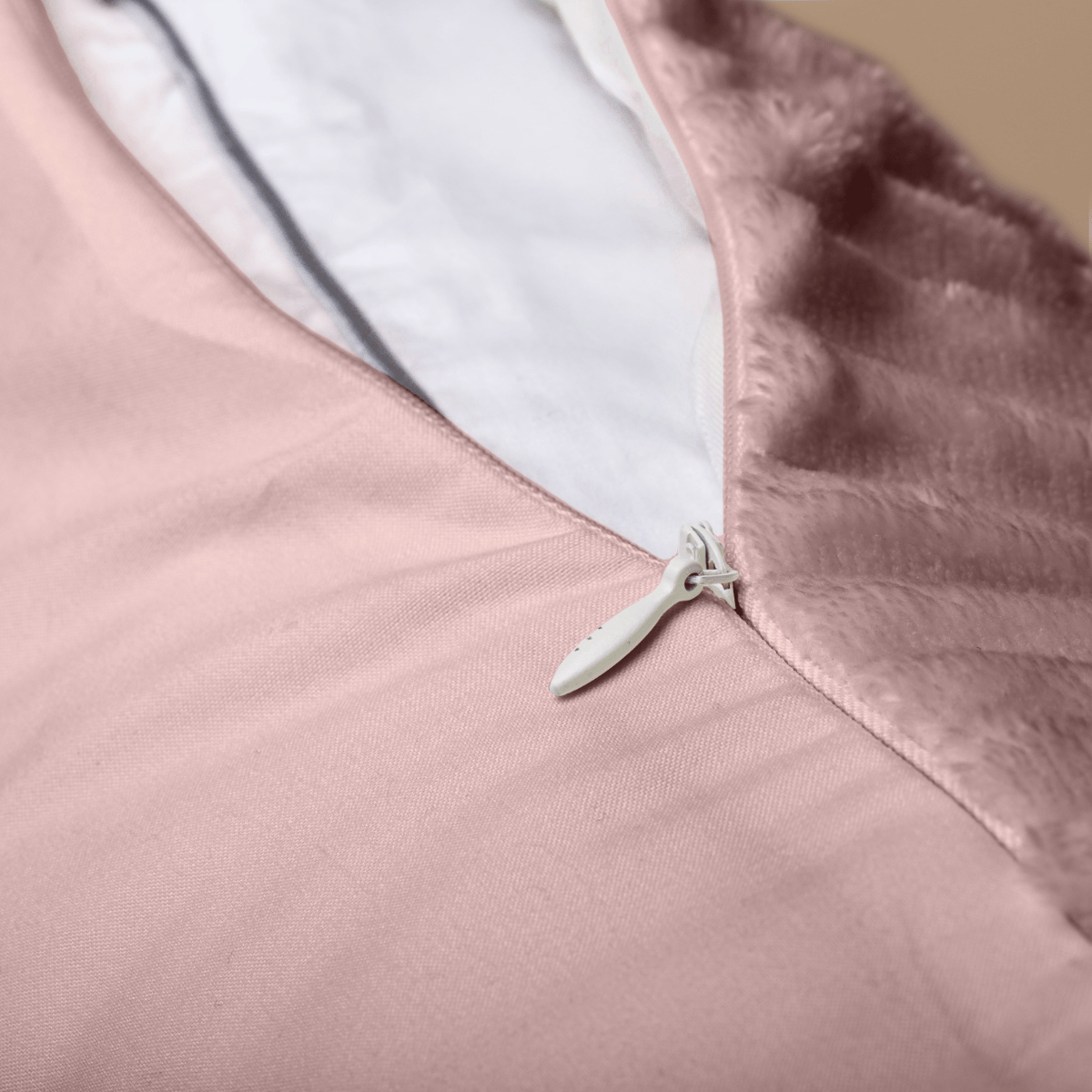 Zelesta Teddy Groovebed Taies d'Oreiller - Set de 2 - Rose