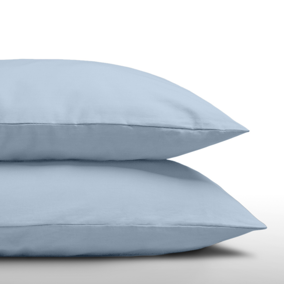 Zelesta Everyday Unie Taies d'Oreiller - Set de 2 - Bleu Clair