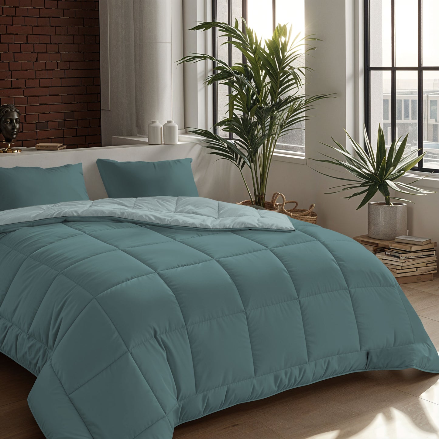 Zelesta Comfort Duo Taies d'Oreiller - Set de 2 - Minéral