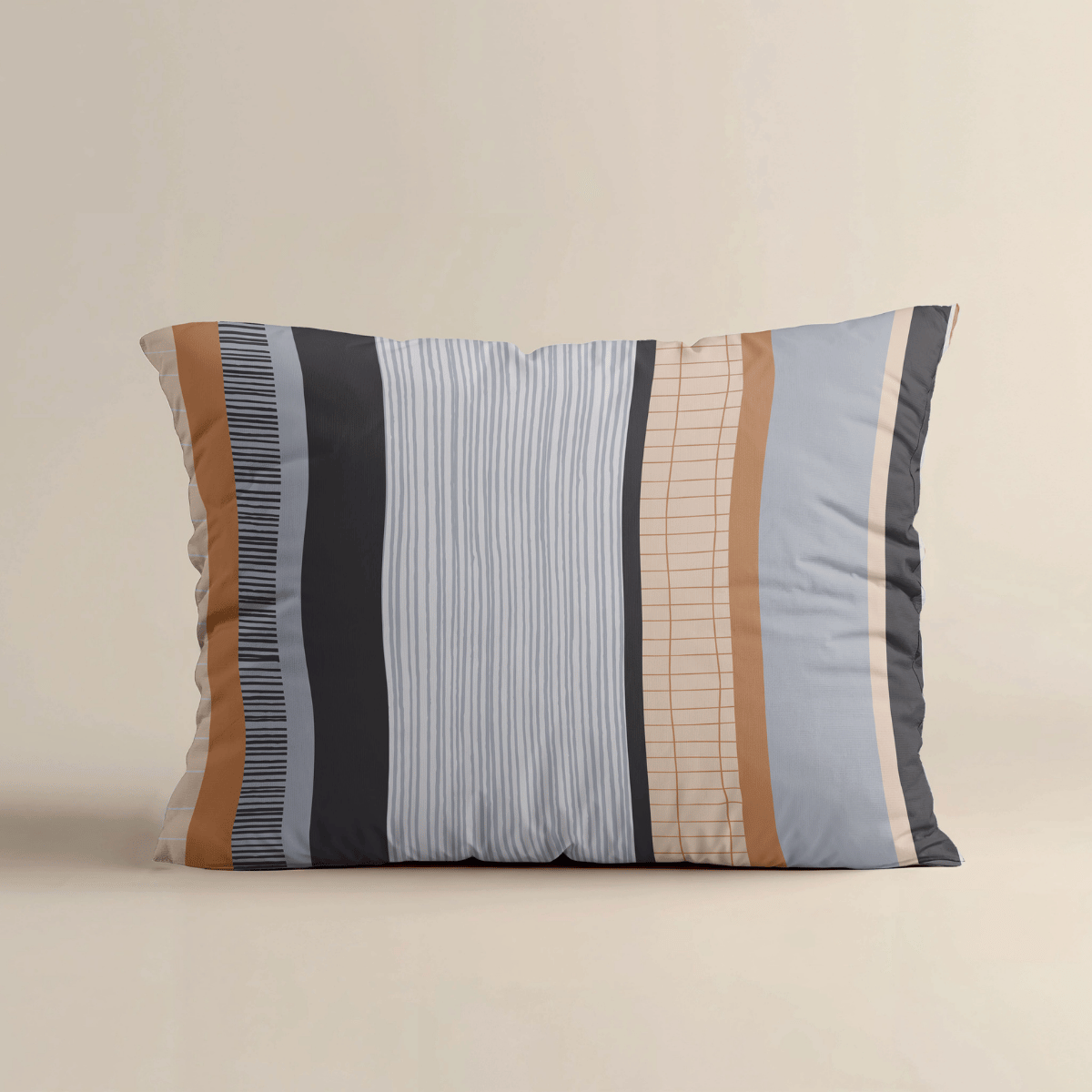 Zelesta Comfort Design Taies d'Oreiller - Set de 2 - Rayures Bleues