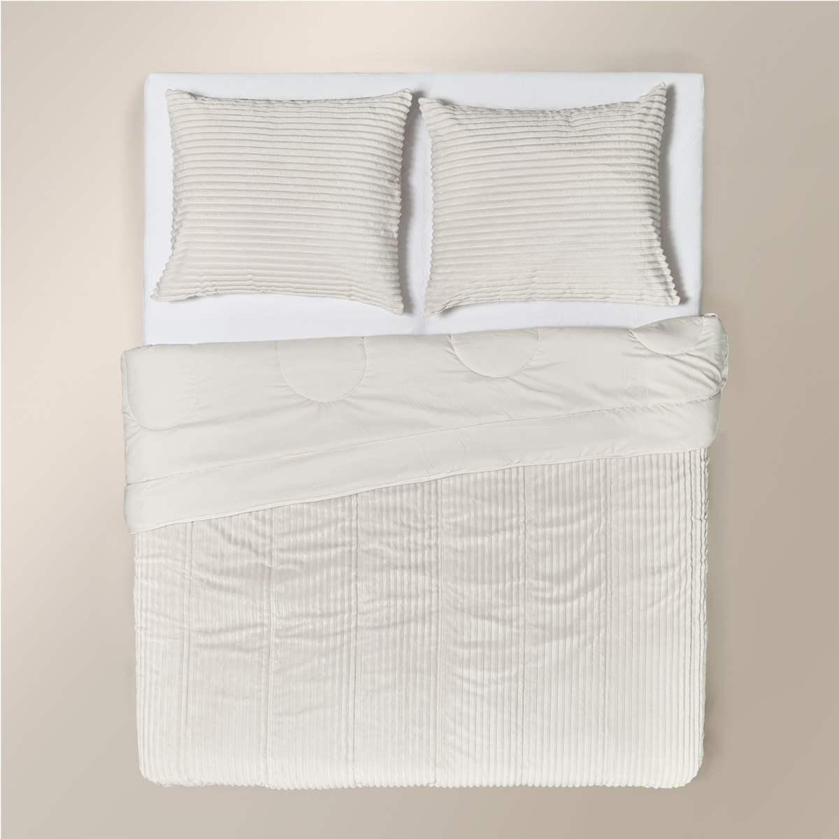 Zelesta Teddy Groovebed - Blanc Cassé