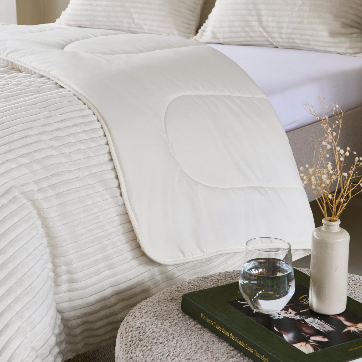 Zelesta Teddy Groovebed - Blanc Cassé