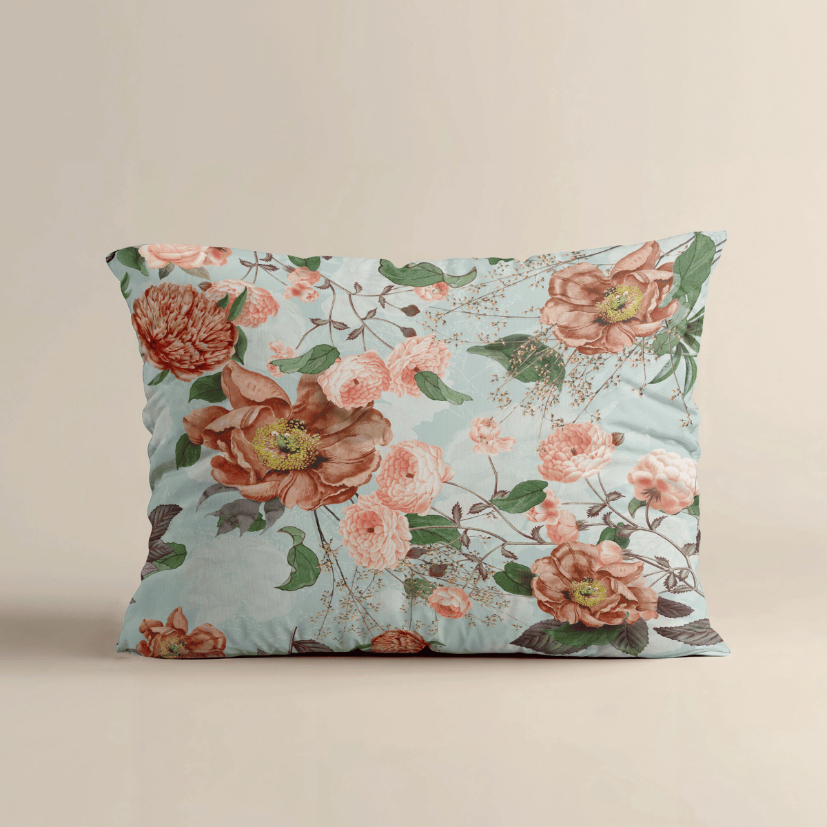 Zelesta Comfort Design Taies d'Oreiller - Set de 2 - Fleur Joyeuse