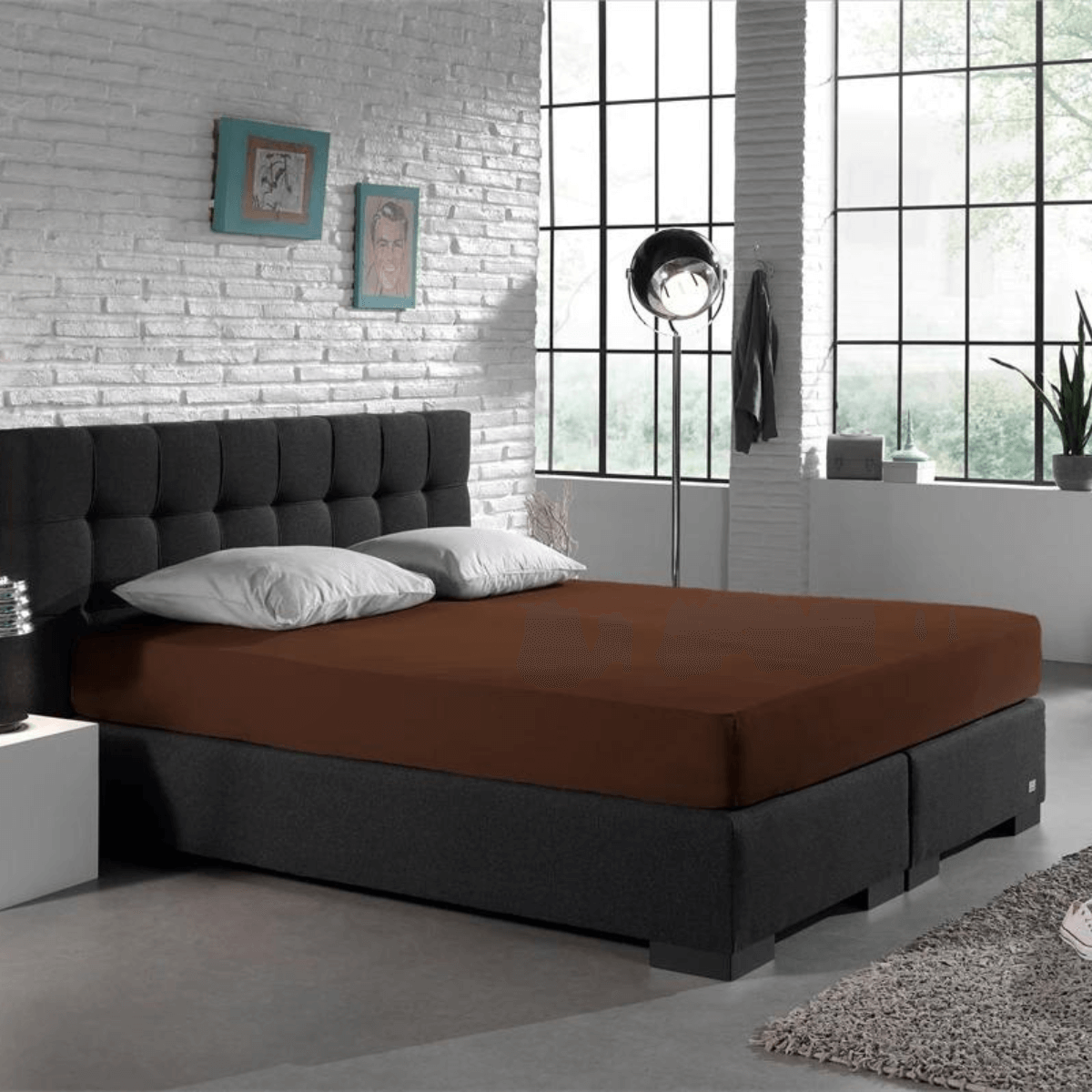 Zelesta Dreamhoeslaken Bruin Hoeslaken Katoen Makkelijk Te Wassen