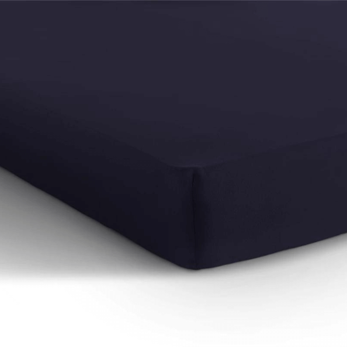 Zelesta Dubbel Jersey Navy Zacht Katoen Hoeslaken Makkelijk Te Wassen