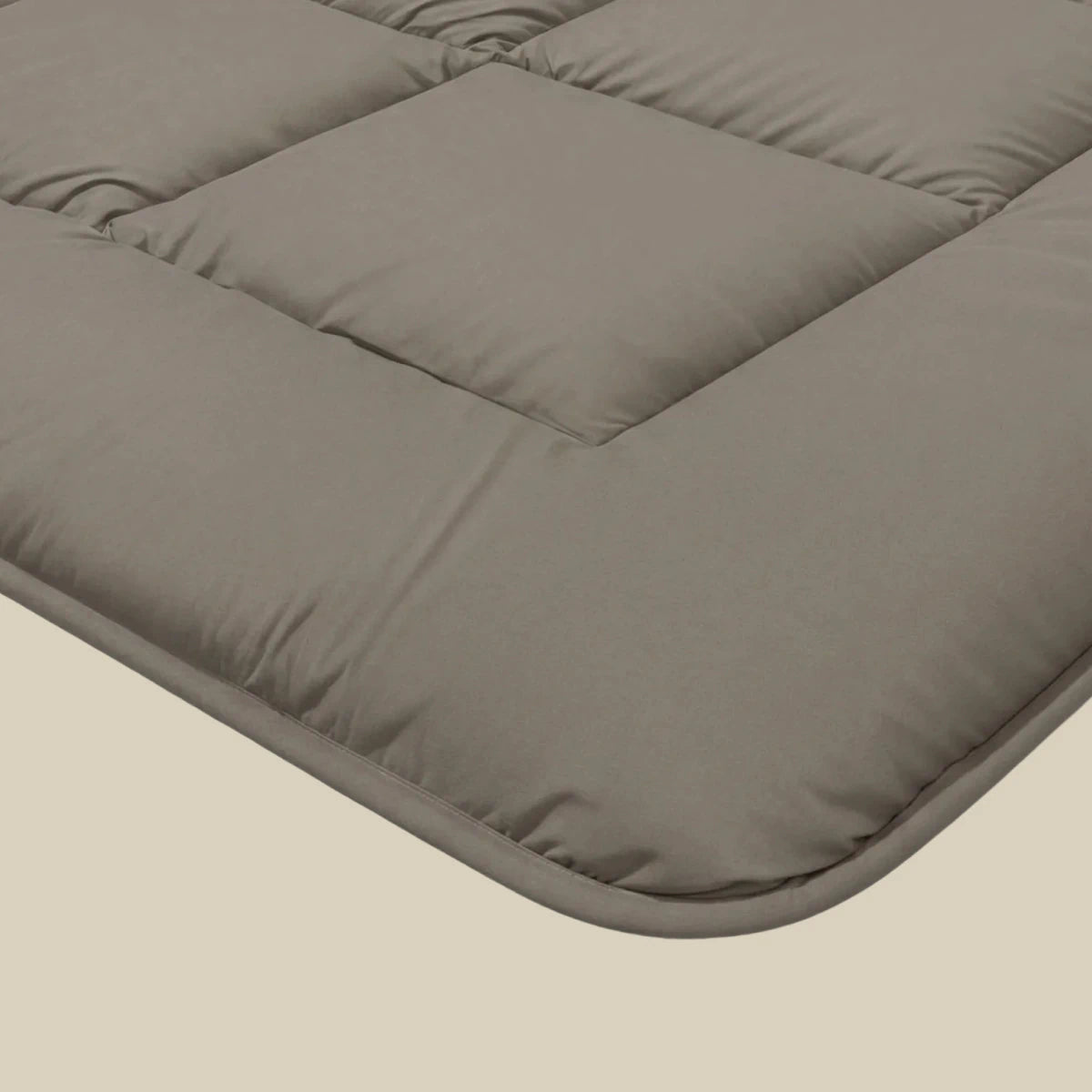 Zelesta Pure Unie Couette Été Coton - Gris Anthracite