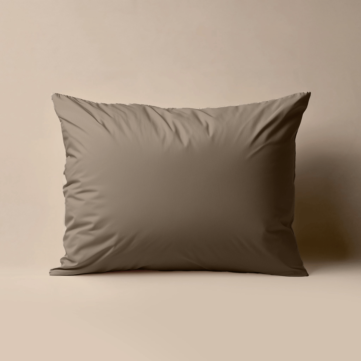 Zelesta Premiumbed Taies d'Oreiller - Set de 2 - Taupe & Crème