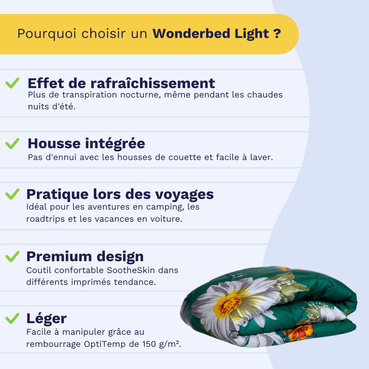 Zelesta Wonderbed Light - Fleurs de Printemps