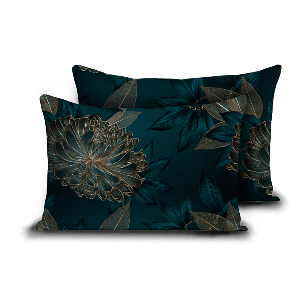 Zelesta Wonderbed Taies d'Oreiller - Set de 2 - Fleurs Royales