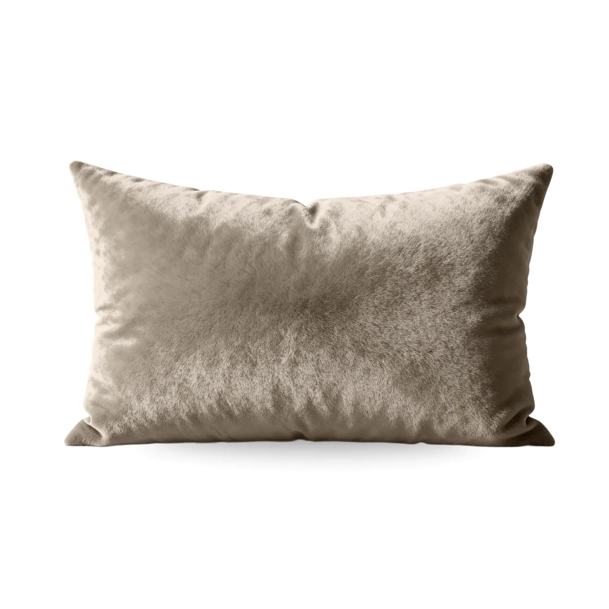 Zelesta Flanelle Uni Taies d'Oreiller - Set de 2 - Taupe