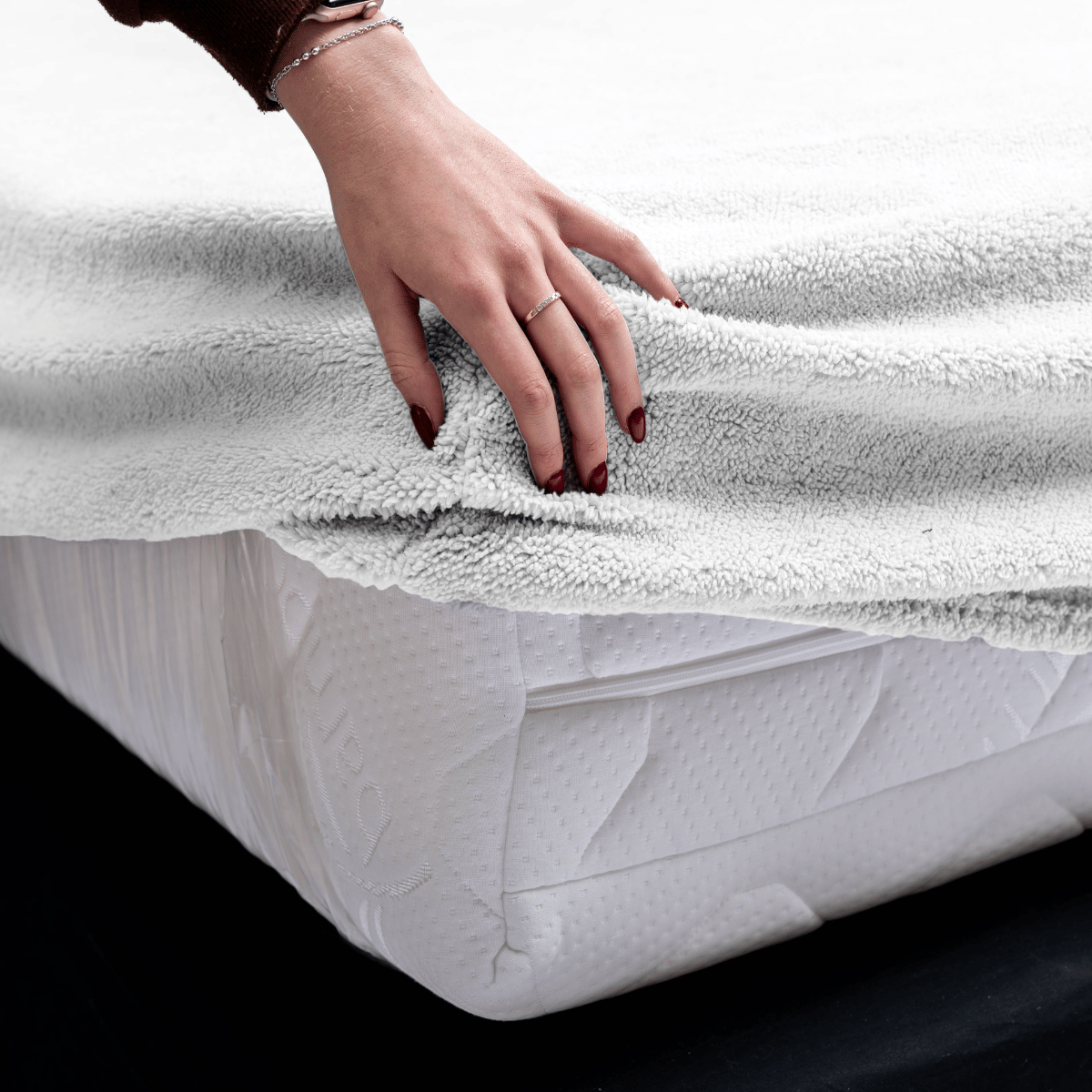 Drap-housse Teddy Blanc