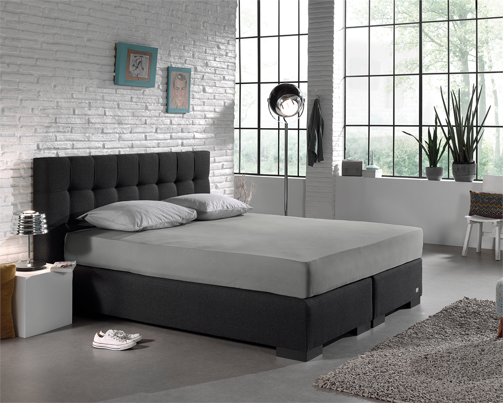 Drap-housse Simple Jersey Gris