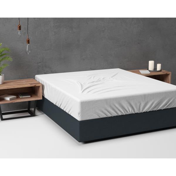 Drap-housse Basic Flanelle Blanc