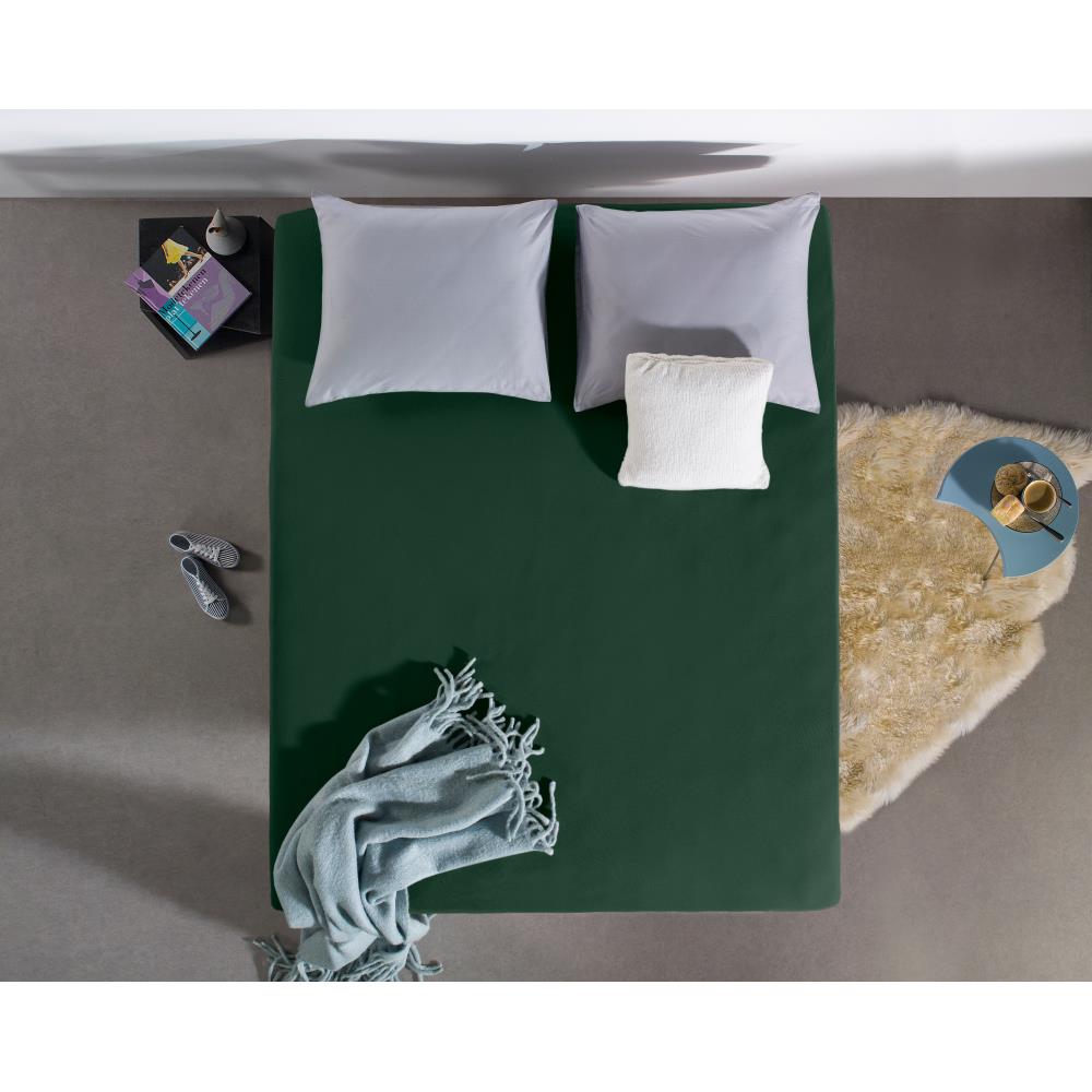Drap-housse Simple Jersey Vert Botanique