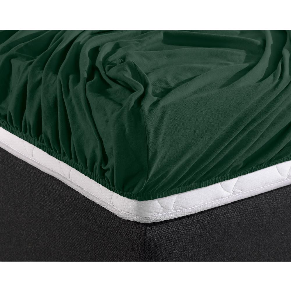 Drap-housse Simple Jersey Vert Botanique