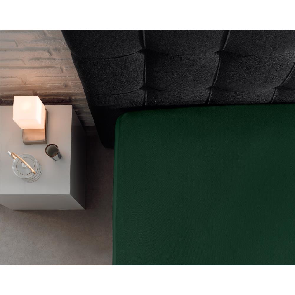 Drap-housse Simple Jersey Vert Botanique