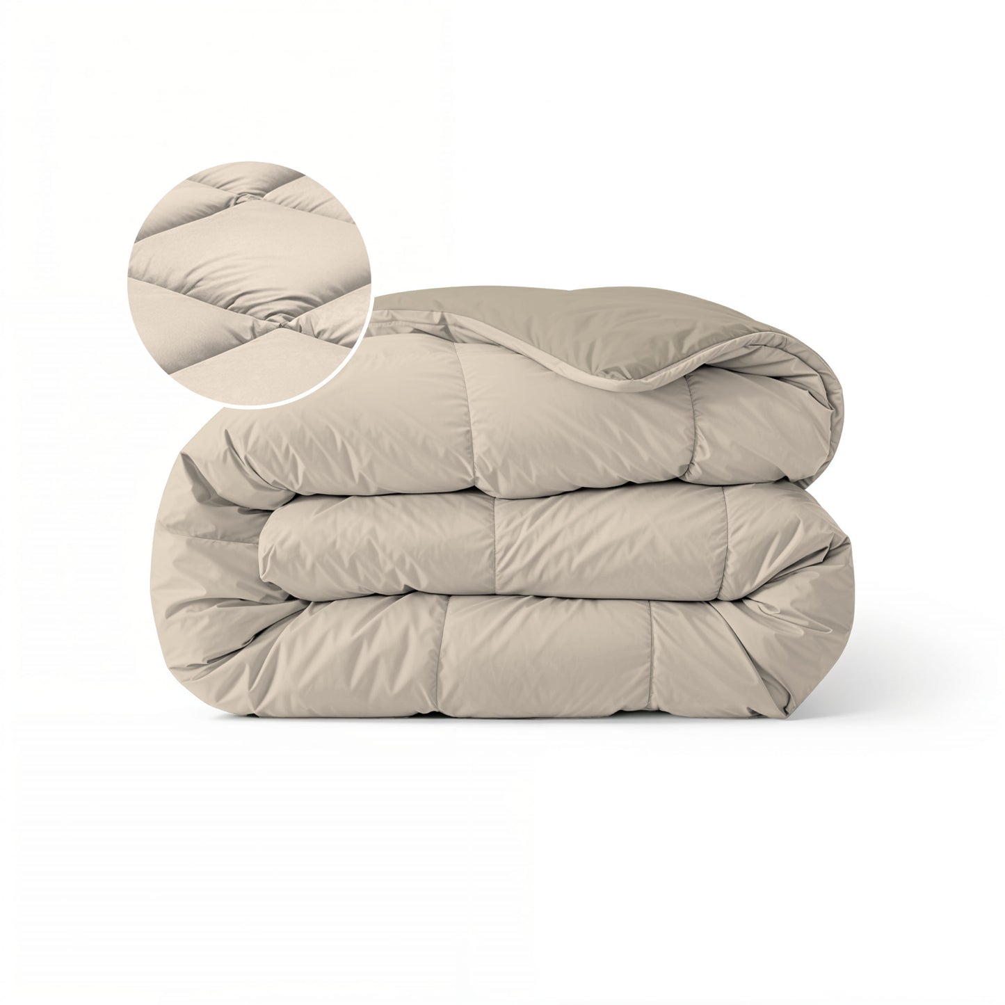 Zelesta Comfort Duo Couette - Taupe & Champagne