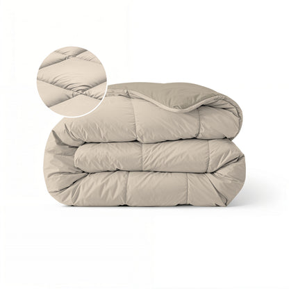 Zelesta Comfort Duo Couette - Taupe & Champagne