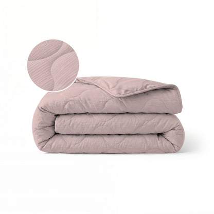 Zelesta Spécial Mousseline Couette Été - Rose Doux