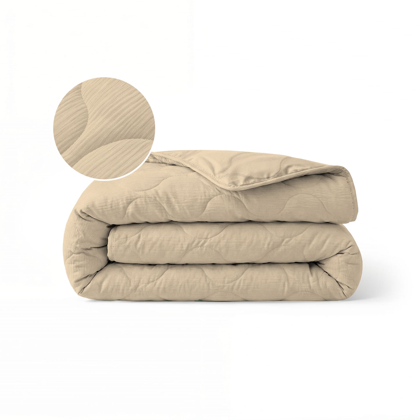 Zelesta Spécial Mousseline Couette Été - Jaune Vanille
