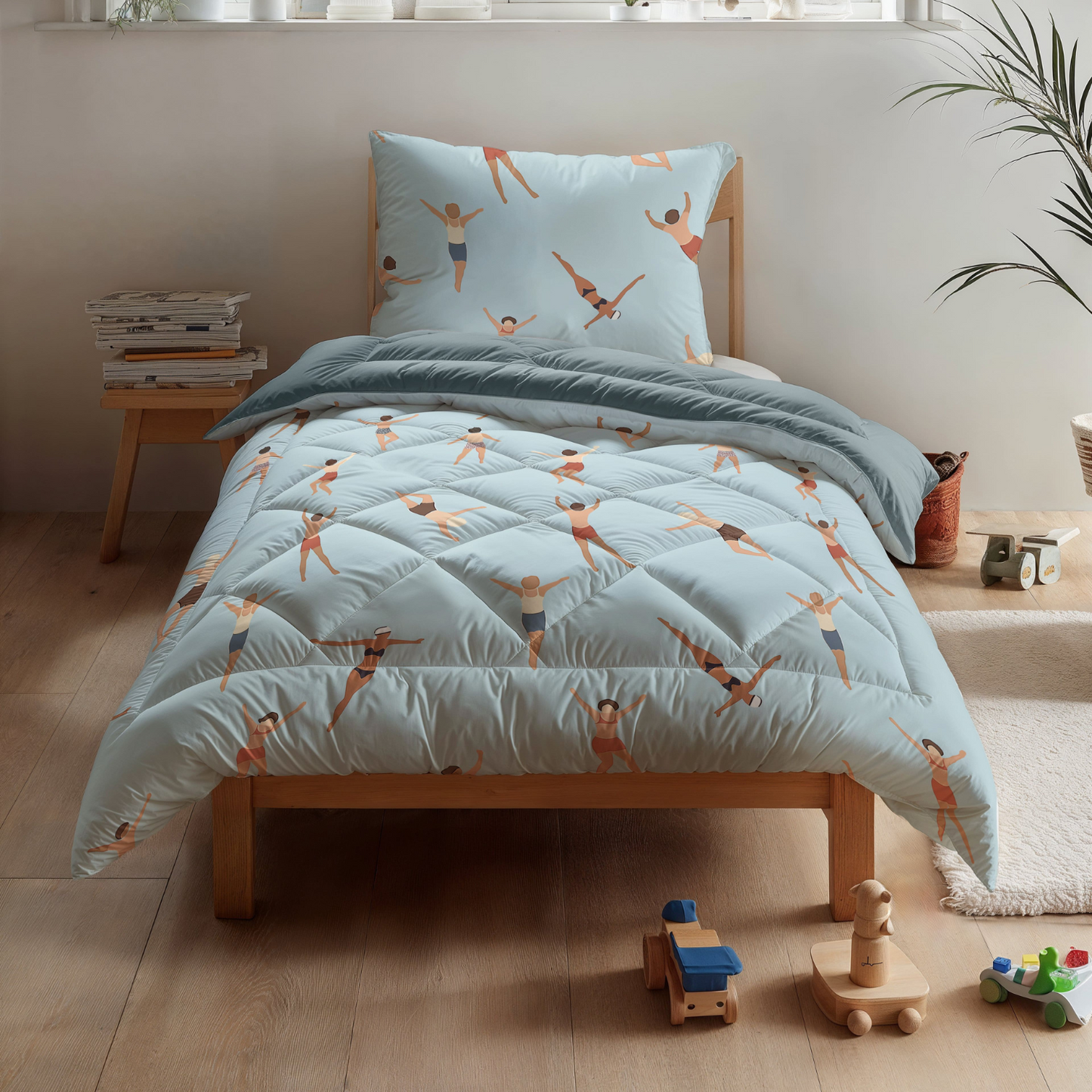 Zelesta Kiddybed Coton - Nageurs
