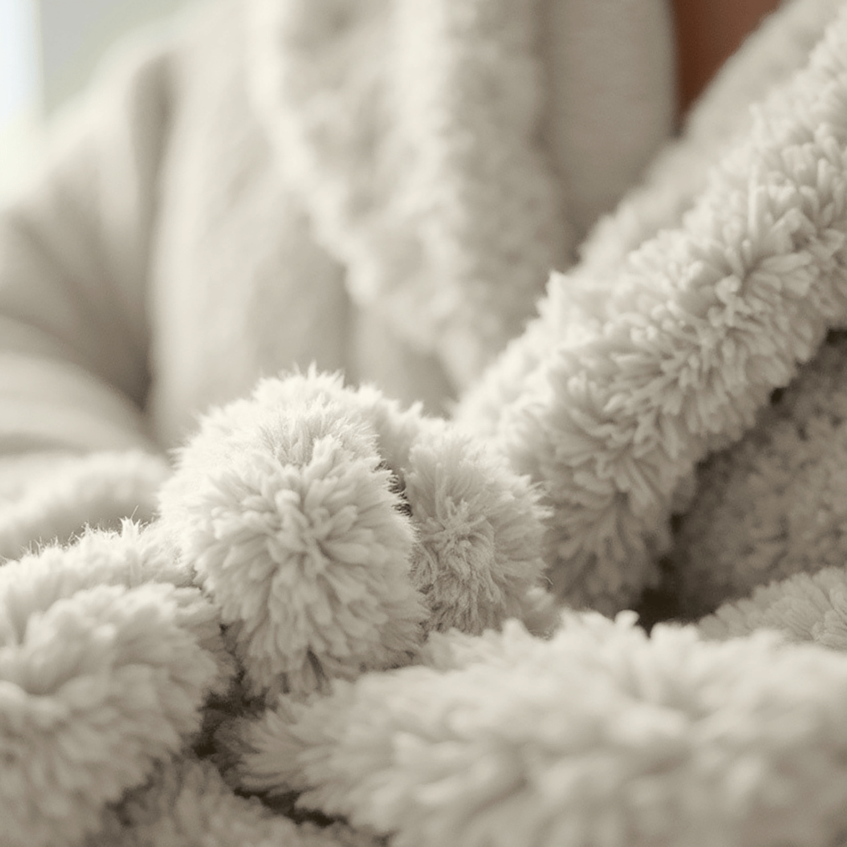 Teddy Robe De Chambre – Beige