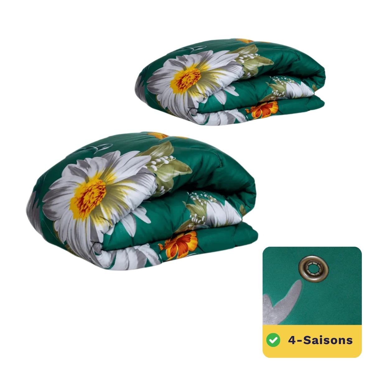 Zelesta Wonderbed 4 Saisons Double - Fleurs de Printemps