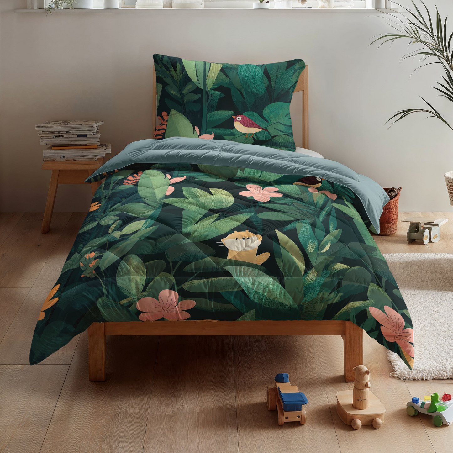 Zelesta Kiddybed Coton - Voyage de Jungle