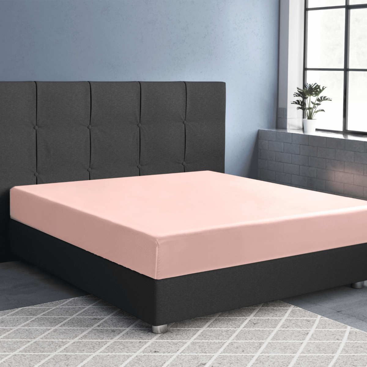 Primaviera Drap-housse Satin Deluxe Rose