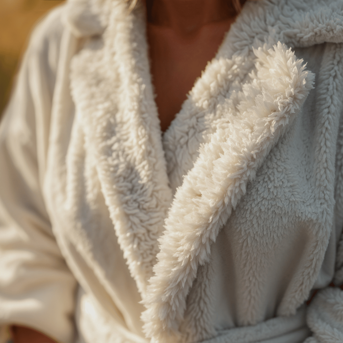 Teddy Robe De Chambre – Beige