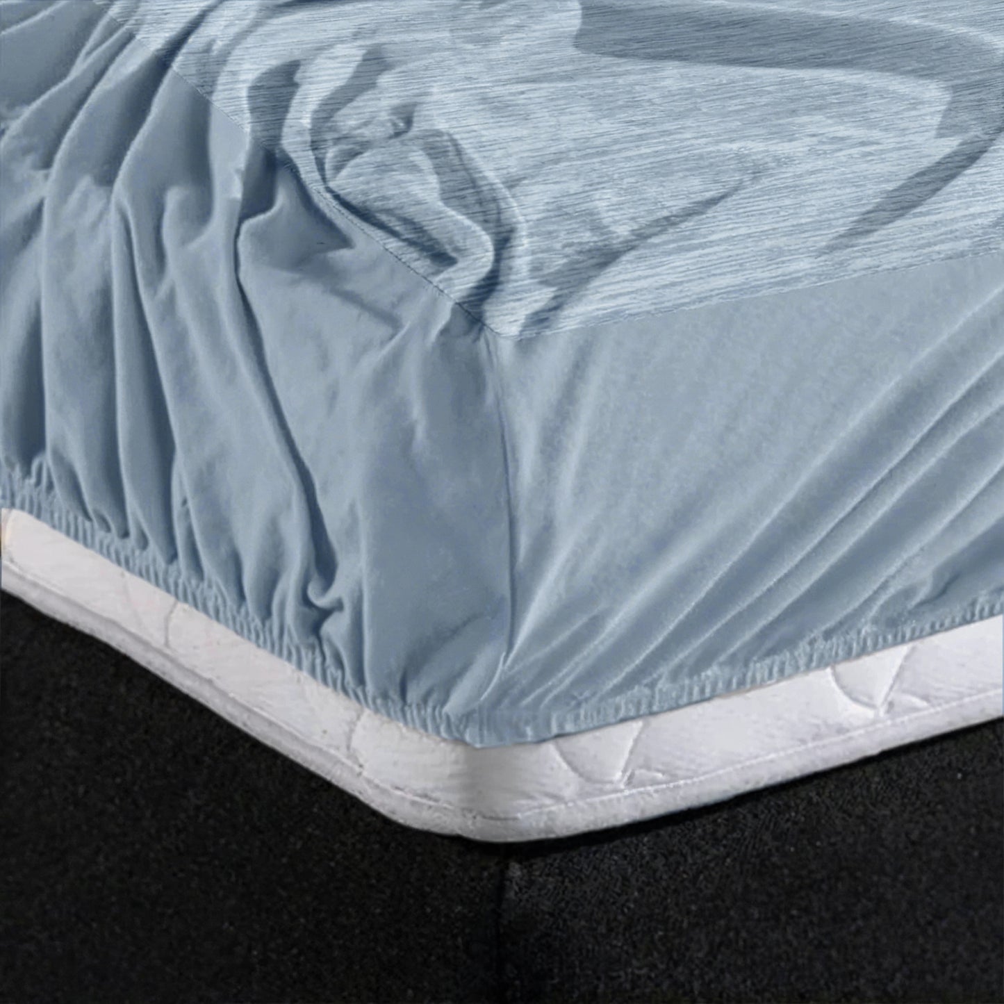 Zelesta Spécial Mix Fraîcheur Drap-Housse - Bleu Serein