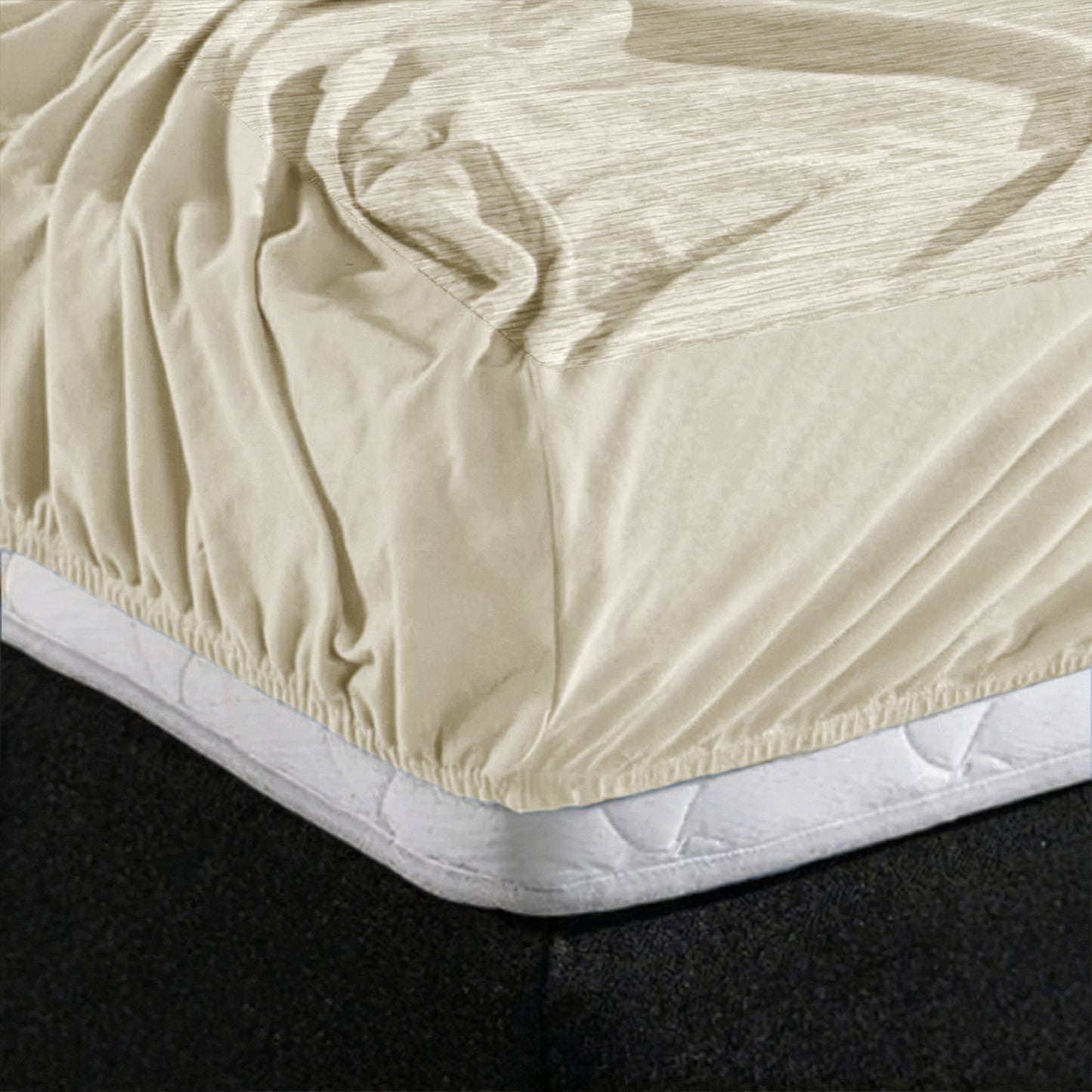 Zelesta Spécial Mix Fraîcheur Drap-Housse - Sable Ivoire