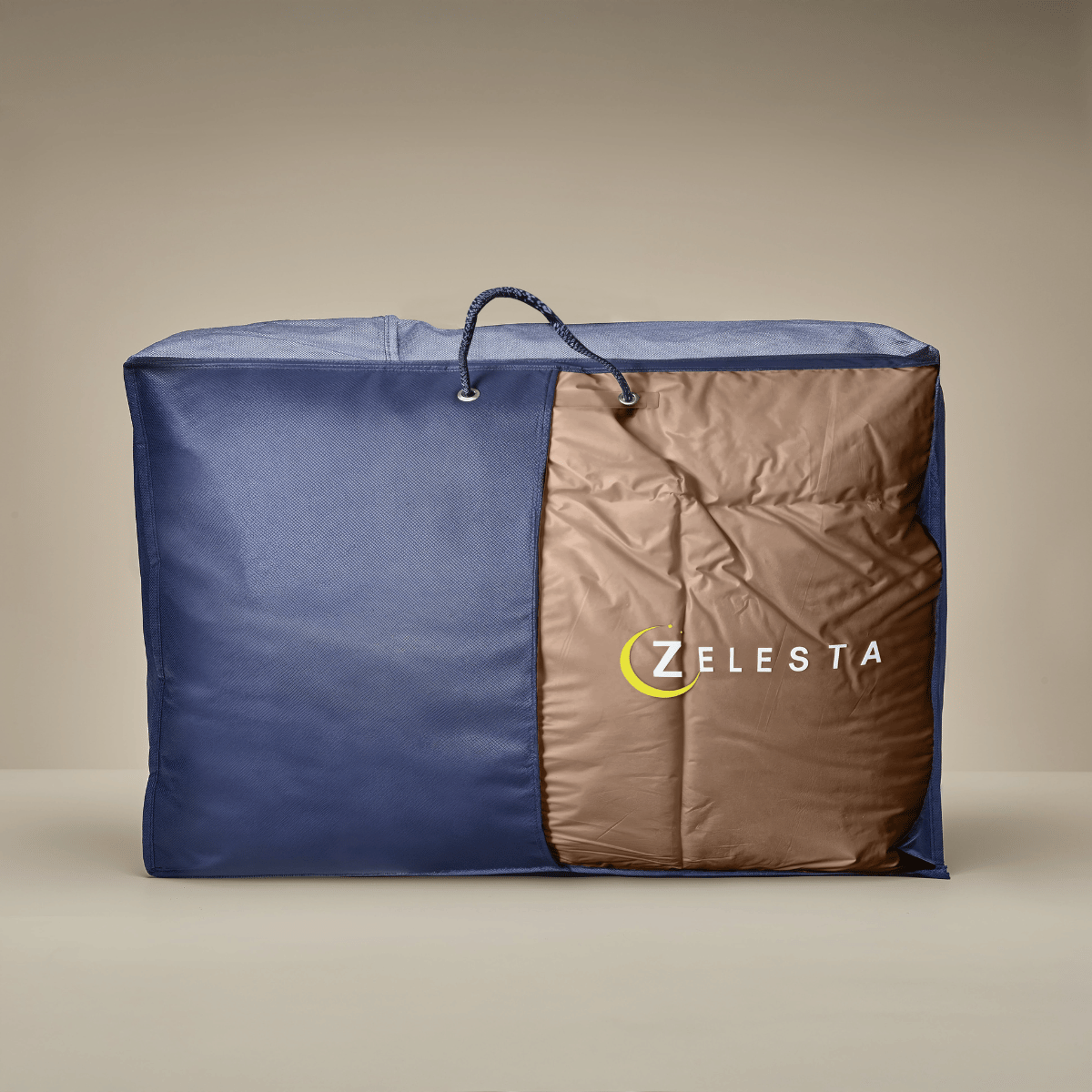 Zelesta Satinbed Coton - Terre Cuite 200x200cm et 240x200cm