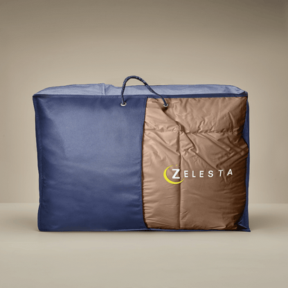 Zelesta Satinbed Coton - Terre Cuite 200x200cm et 240x200cm
