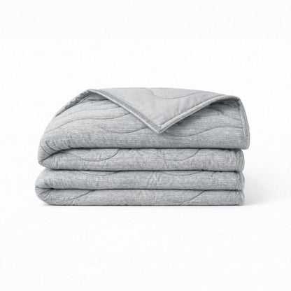 Zelesta Spécial Mix Fraîcheur Couette Été - Lin Gris Chaud