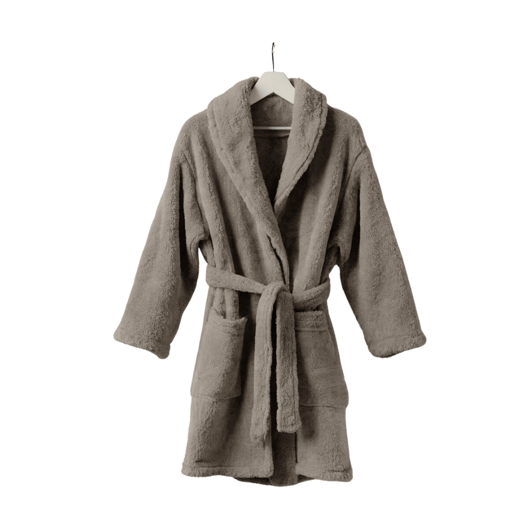 Teddy Robe De Chambre – Taupe