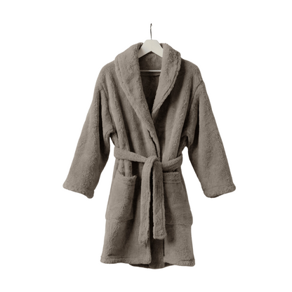 Teddy Robe De Chambre – Taupe