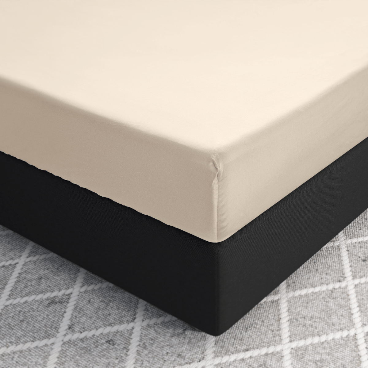 Primaviera Drap-housse Satin Deluxe Sable