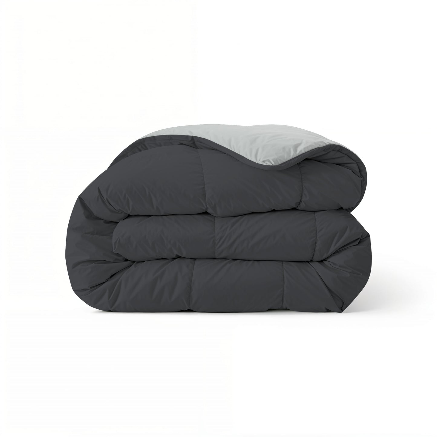 Zelesta Comfort Duo Couette - Noir Doux & Gris Argent