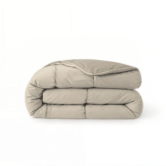 Zelesta Comfort Duo Couette Été - Taupe & Champagne