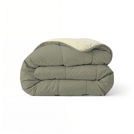 Zelesta Comfort Duo - Vert Olive & Crème